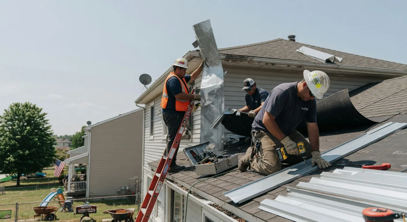 Storm Damage Metal Roof Repair in Saint Regis Falls, NY